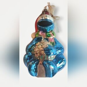 Kurt S Adler Polonaise Hand Blown Christmas Ornament Sesame St Cookie Monster